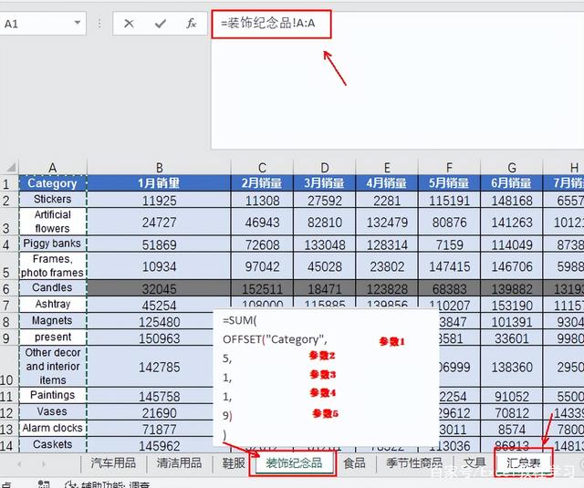 Excel表格中跨工作表跨列进行多条件求和，怎样实现？