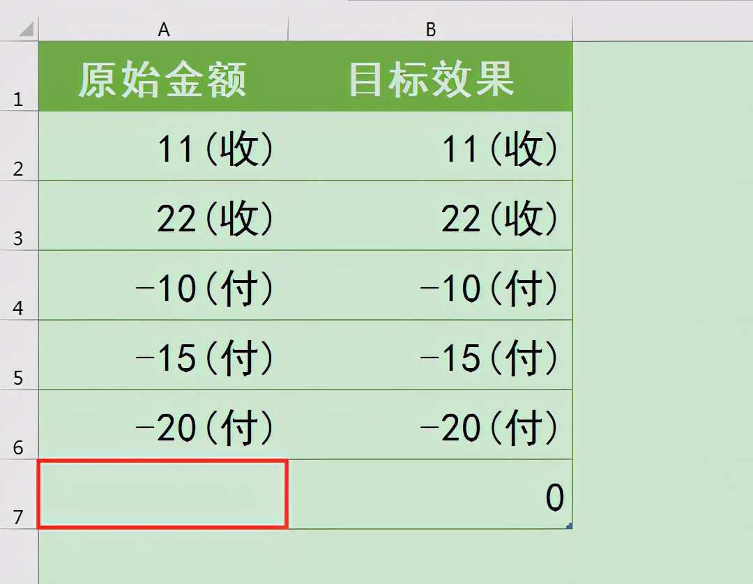 Excel中如何根据数值的正负自动添加后缀？