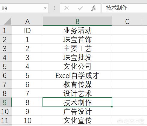 excel如何进行多条件筛选，如选出包含文化、艺术、传媒、珠宝的单元格？