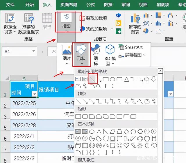 手把手教你学会制作Excel表头斜线-天天办公网