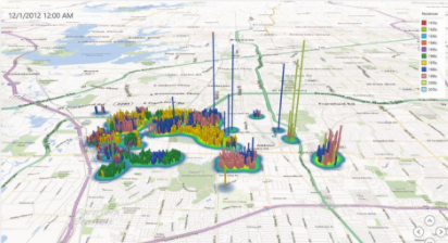 Microsoft Excel可视化信息工具 PowerMap用法详解