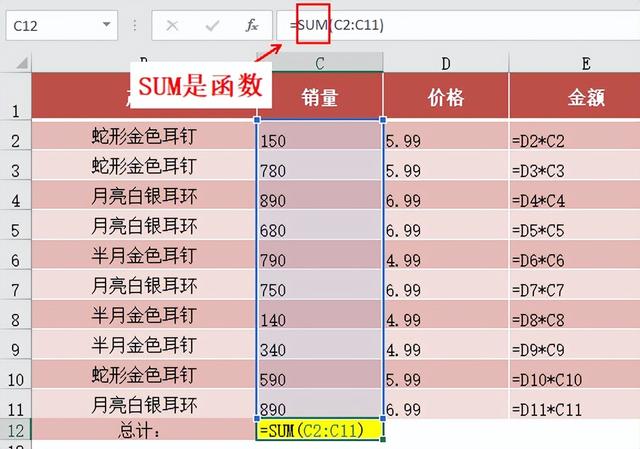 Excel公式与函数有哪些区别和不同点?