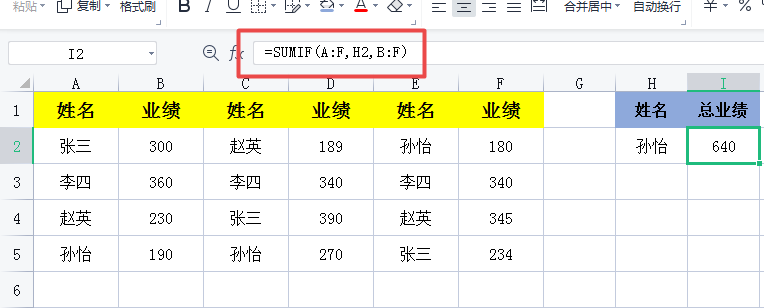 Excel中SUMIF函数如何使用,SUMIF函数经典用法实例详解