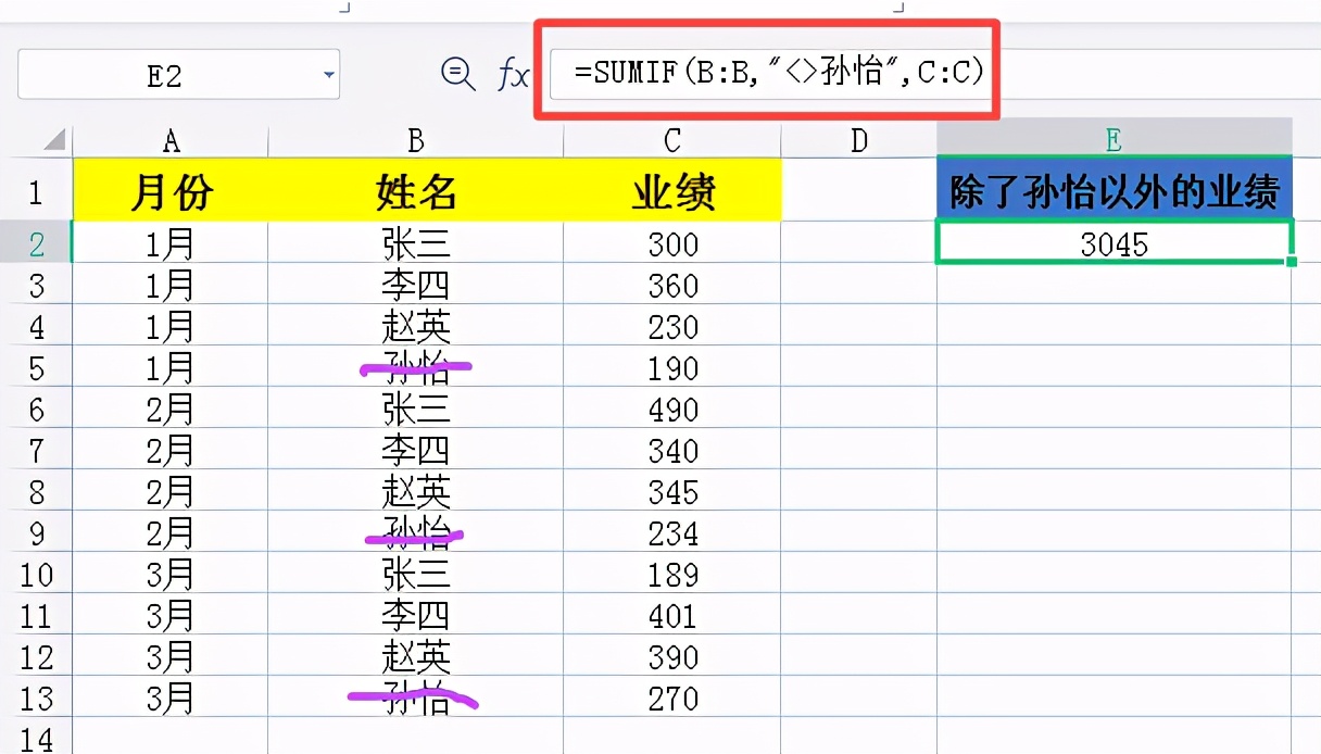 Excel中SUMIF函数如何使用,SUMIF函数经典用法实例详解