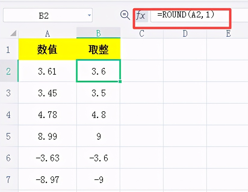 Excel中6个常用的取整函数使用方法你了解吗？