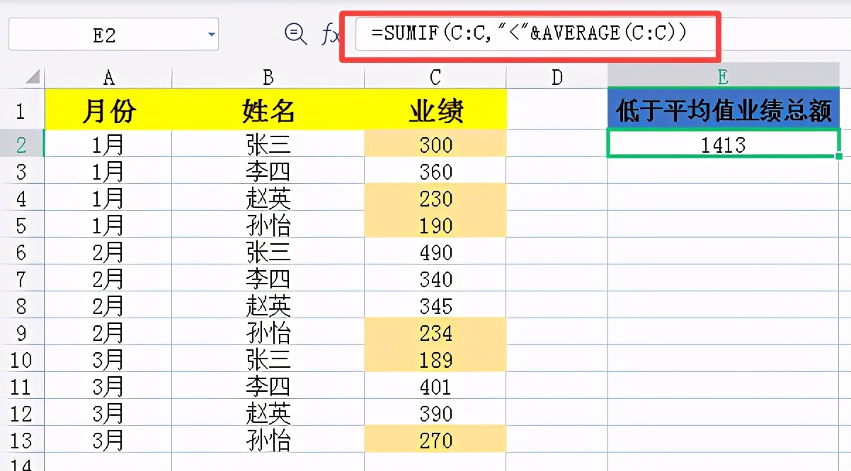 excel中sumif函数如何使用,sumif函数经典用法实例详解