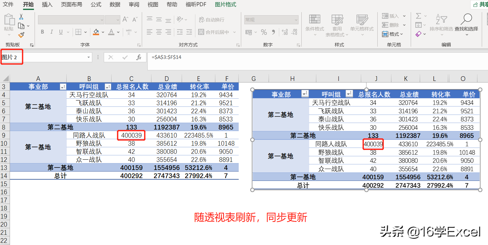 Excel中如何设置影子透视表？