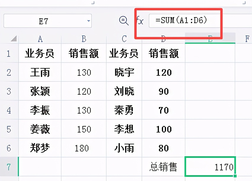 Excel中关于数据求和的几种方法分享