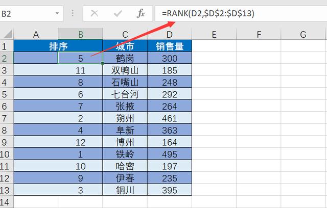 如何用Excel设置排名前三自动添加红色五角星？