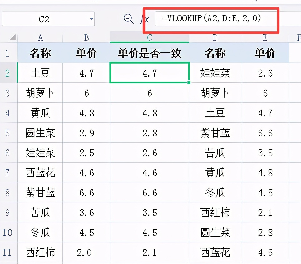 Excel中怎样利用Vlookup函数嵌套IF函数快速核对数据？