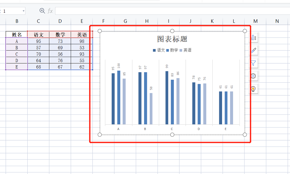 WPS表格系列课程之图表元素和图表布局