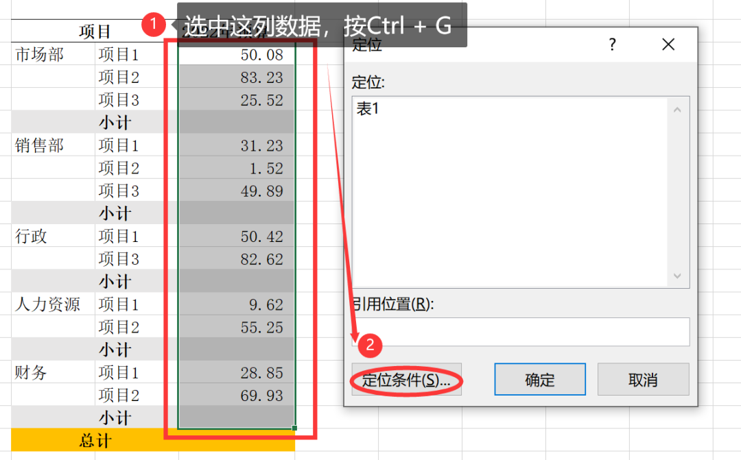 excel分组求和怎么操作？