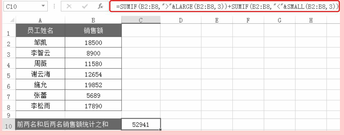 Excel数学函数SUMIF的用法和实例教程