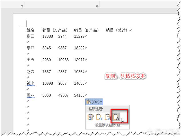 如何将word文档中的表格转化为纯文本？