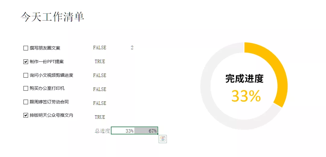 如何用excel制作工作项目清单？