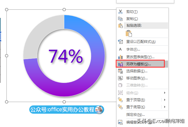 公司业绩表格怎么做（销售员业绩及完成率分析图表-Excel圆环图制作教程）