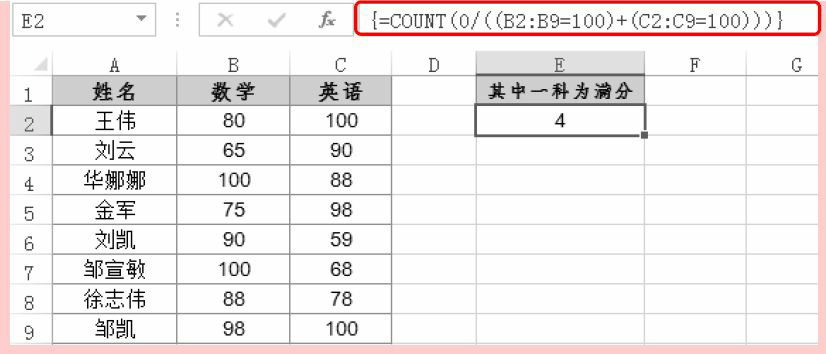 Excel统计函数COUNT用法和实例教程