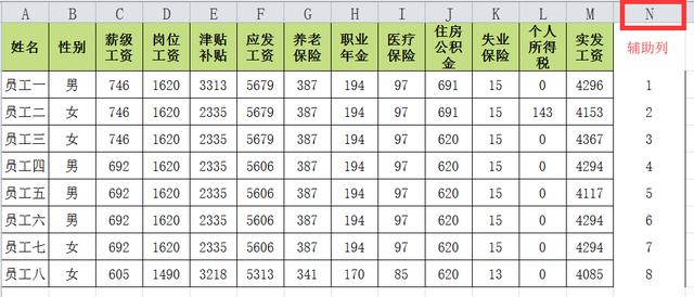 excel怎么给每一行添加表头（做工资条在每行添加同一表头的方法）