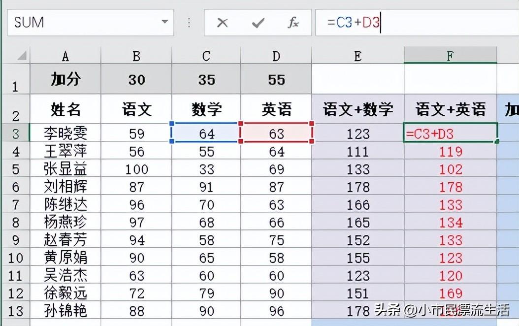 excel单元格引用的3种类型