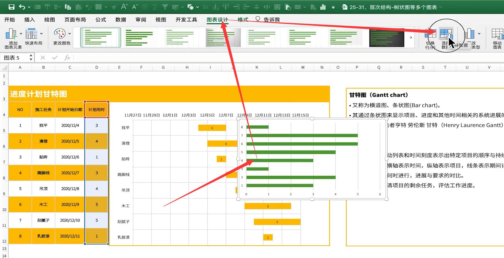 甘特图excel怎么做（用甘特图表示项目进度安排的方法）-天天办公网