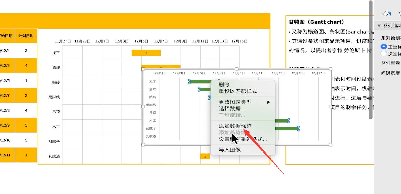 甘特图excel怎么做（用甘特图表示项目进度安排的方法）-天天办公网