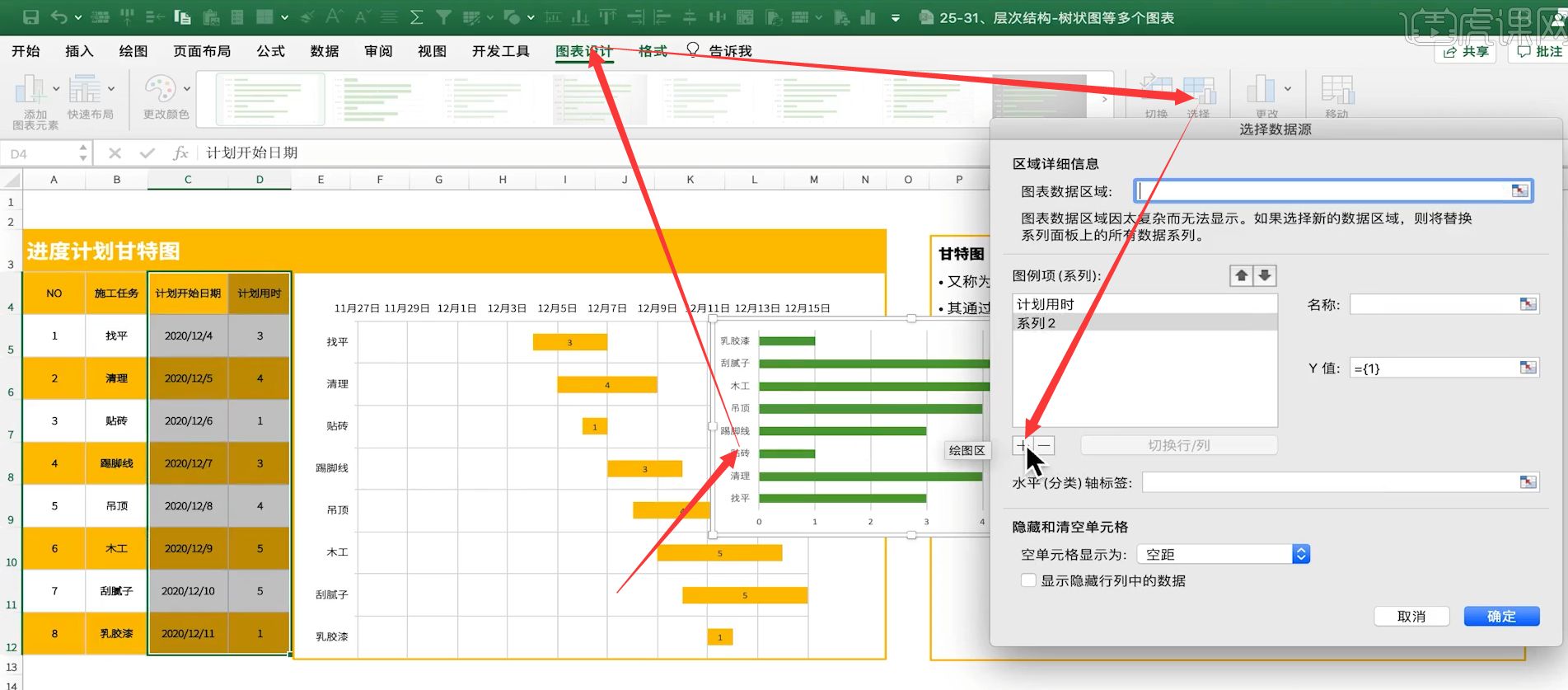 甘特图excel怎么做（用甘特图表示项目进度安排的方法）-天天办公网